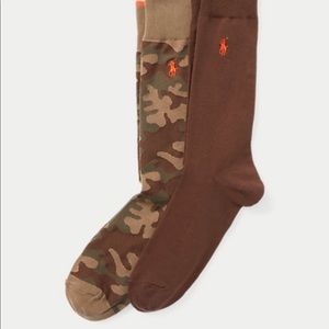 Polo Ralph Lauren Camo Trouser Sock 2-Pack